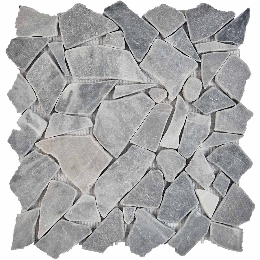 Каменная мозаика из мрамора Grey